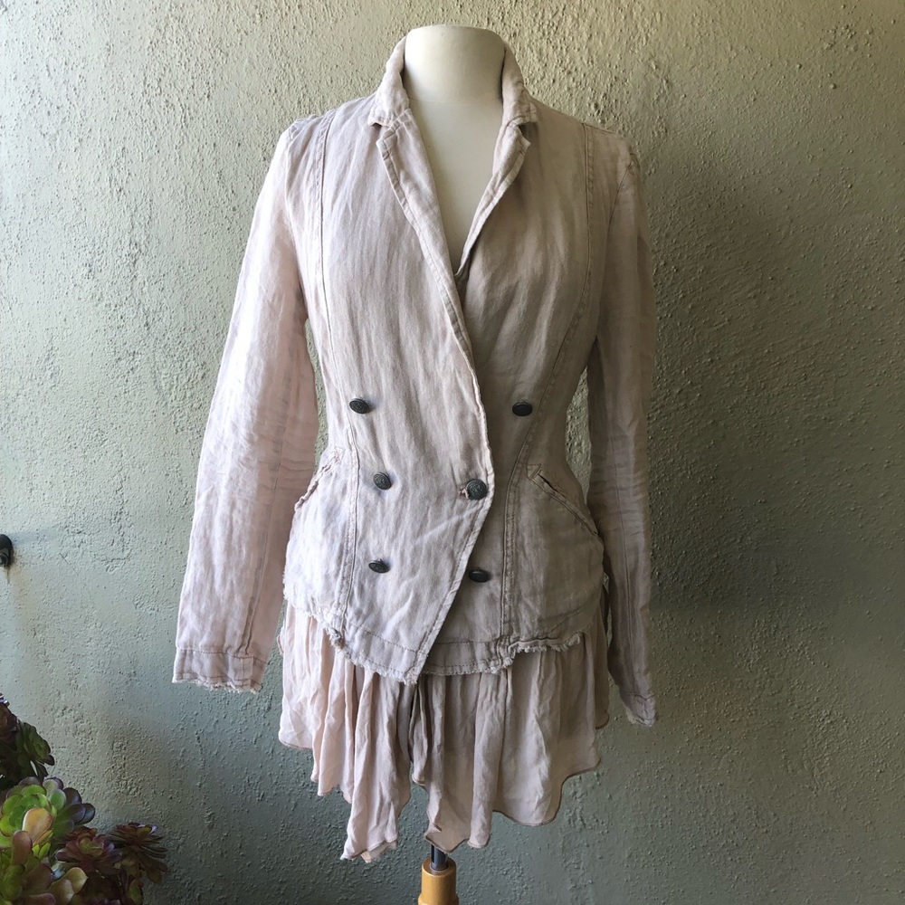 NWOT Free People linen jacket